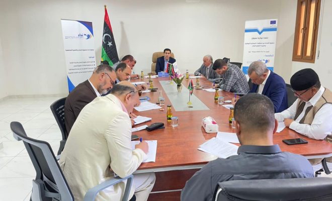 الجهود المشتركة لدعم سيادة القانون في ليبيا